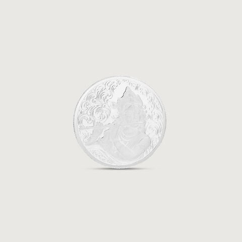 Divine Krishna Silver Coin