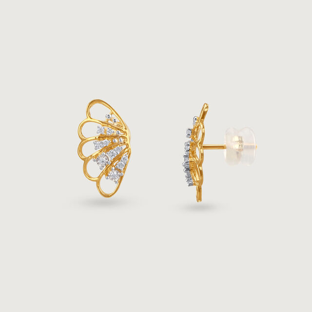 Butterfly Gleam Diamond Earrings,,hi-res image number null