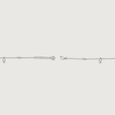 Dreamy Dangle Silver Anklet,,hi-res view 5