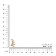 14 KT Rose Gold Sublime Dainty Stud Earrings,,hi-res view 4