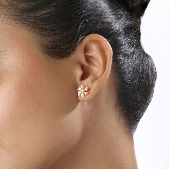 Pinwheel Pop Diamond Earrings,,hi-res image number null