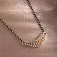 Eternal Shine 18 Kt Gold and Diamond Mangalsutra,,hi-res view 1