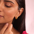 Intricate Legacies 22KT Gold Stud Earrings,,hi-res view 2