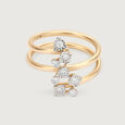Starry Romance 14KT Diamond Finger Ring,,hi-res view 3