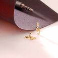 Melody Vibe Gold Stud Earrings,,hi-res view 1