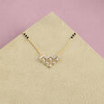 Vivid Vortex Gold and Diamond Mangalsutra,,hi-res view 1