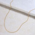 Shining Strand 22 Kt Gold Chain,,hi-res view 1