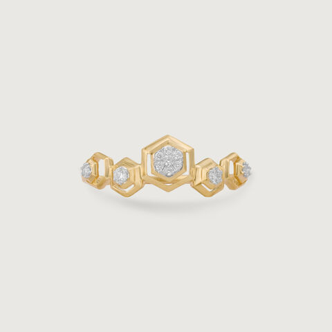 Honeycomb Radiance Diamond Ring