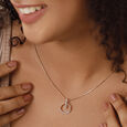 Glitzy Loop Diamond Pendant,,hi-res view 2