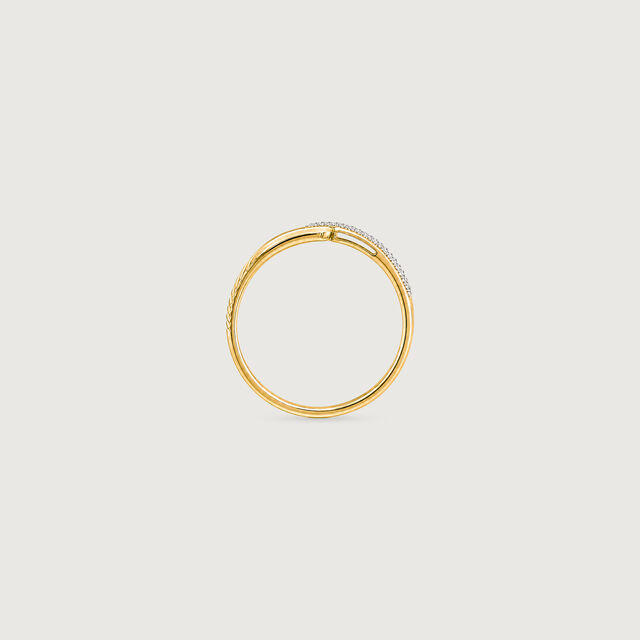Subtle Offset Diamond Ring,,hi-res image number null