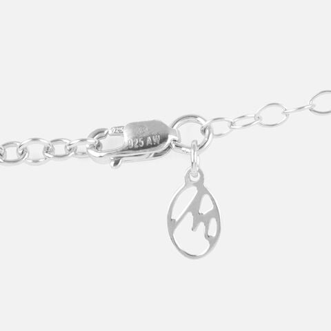 Dazzling Fringe Silver Bracelet