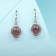 Purple Pop Silver Hoop Earrings,,hi-res view 1