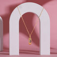 Guardian's Ethereal Waters Blue Topaz 18KT Pendant with chain,,hi-res view 1