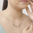 14 KT Yellow Gold Stardust Diamond Mangalsutra,,hi-res view 1