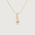 Twisty Gleam Diamond Pendant,,hi-res view 3