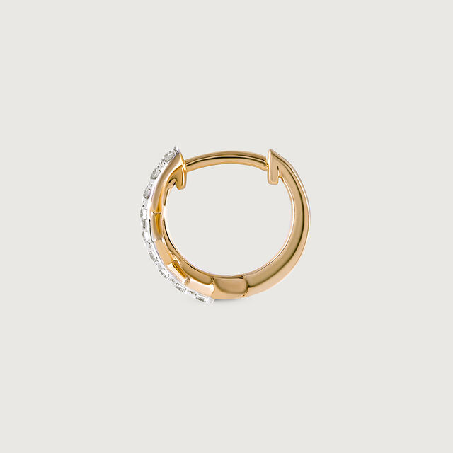 Lippan Delight Gold & Diamond Nose Pin,,hi-res image number null