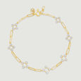 Sleek Geometric Diamond Bracelet,,hi-res view 3