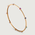 Colour Splash Gemstone & Diamond Bangle,,hi-res view 5