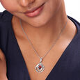 Earthy Waves Silver Pendant,,hi-res view 2