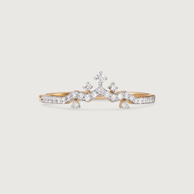 Tiara Majesty 14KT Gold & Diamond Ring,,hi-res image number null