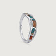 Mosaic Luxe Silver Ring,,hi-res view 4