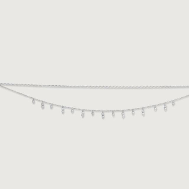 Chic Fringe Silver Anklet,,hi-res image number null