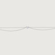 Elegant Glow Silver Anklet,,hi-res view 4