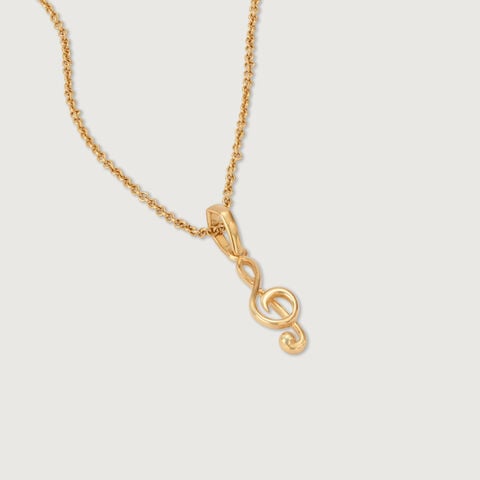 Melodic Mosaic 14KT Gold Pendant