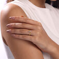 Blossom Brilliance Gold & Diamond Finger Ring,,hi-res view 2