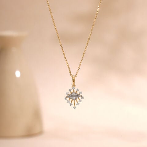 Radiant Harmony Diamond Pendant