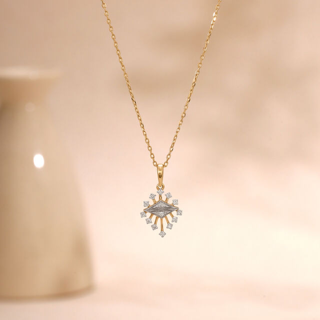 Radiant Harmony Diamond Pendant,,hi-res image number null