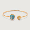 Greece Lariat 14KT Diamond Bangle,,hi-res view 4
