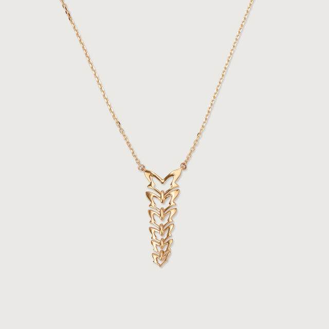 Butterfly Ballet 14KT Yellow Gold Necklace,,hi-res image number null