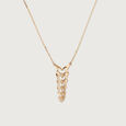 Butterfly Ballet 14KT Yellow Gold Necklace,,hi-res view 4