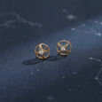 Timeless Starscape 14KT Diamond Stud Earrings,,hi-res view 1