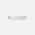 Sleek Braided Silver Finger Ring,,hi-res view 3
