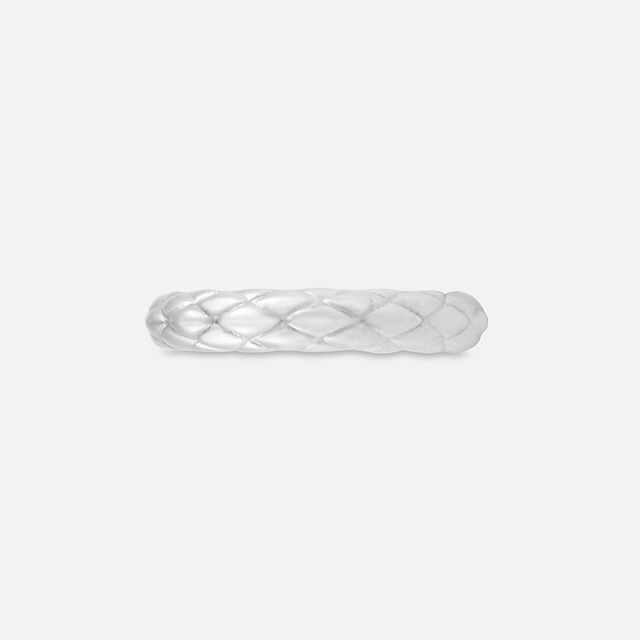 Sleek Braided Silver Finger Ring,,hi-res image number null