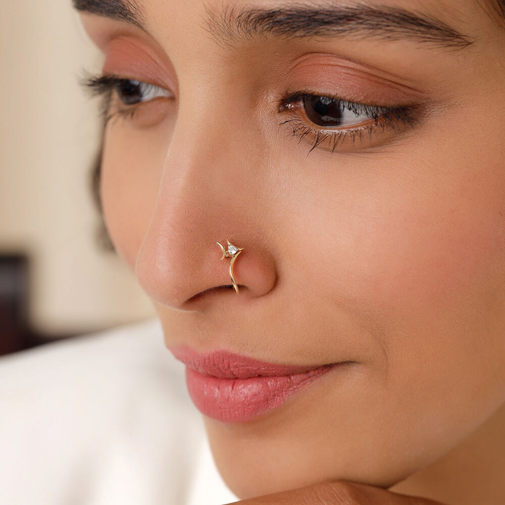 Tanishq nose cheap pin collection