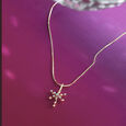 Groovy Glow Gold & Diamond Pendant,,hi-res view 1