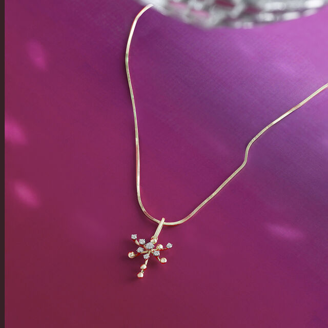 Groovy Glow Gold & Diamond Pendant,,hi-res image number null