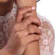 Prism Glamour Gold & Diamond Finger Ring,,hi-res view 2