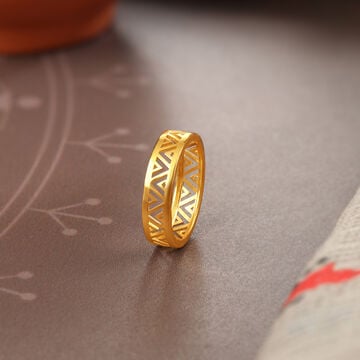 Warli Whirlwind 22KT Gold Finger Ring