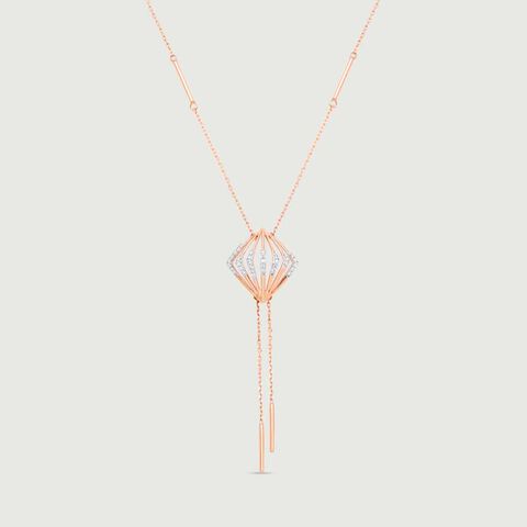 Sassy Flutter Diamond Necklace