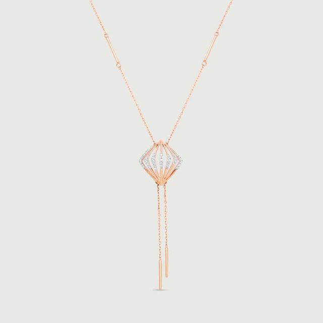 Sassy Flutter Diamond Necklace,,hi-res image number null