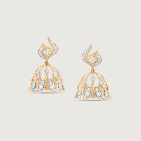 Sassy Glow Diamond Jhumka