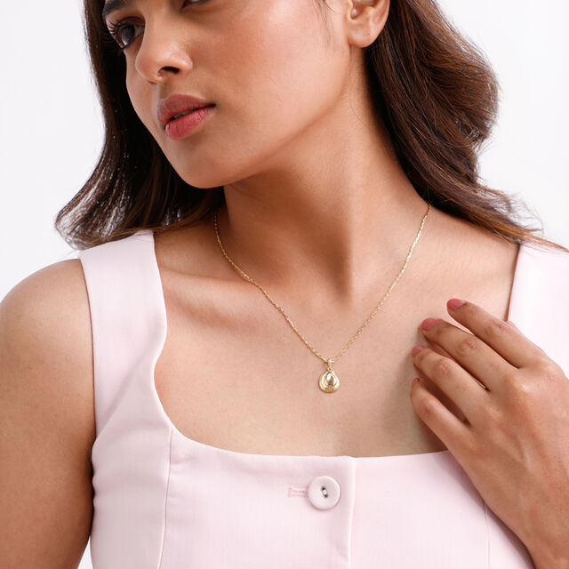 Golden Halo Drop Pendant,,hi-res image number null