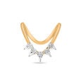 18KT Yellow And White Gold Diamond Studded Vanki Ring,,hi-res view 2