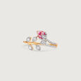 Floral Fantasy Gold & Diamond Ring,,hi-res view 4
