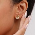 Radiant Orbit Diamond Stud Earrings,,hi-res view 2