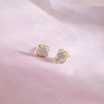 Twirling Grace Diamond Stud Earrings,,hi-res view 1